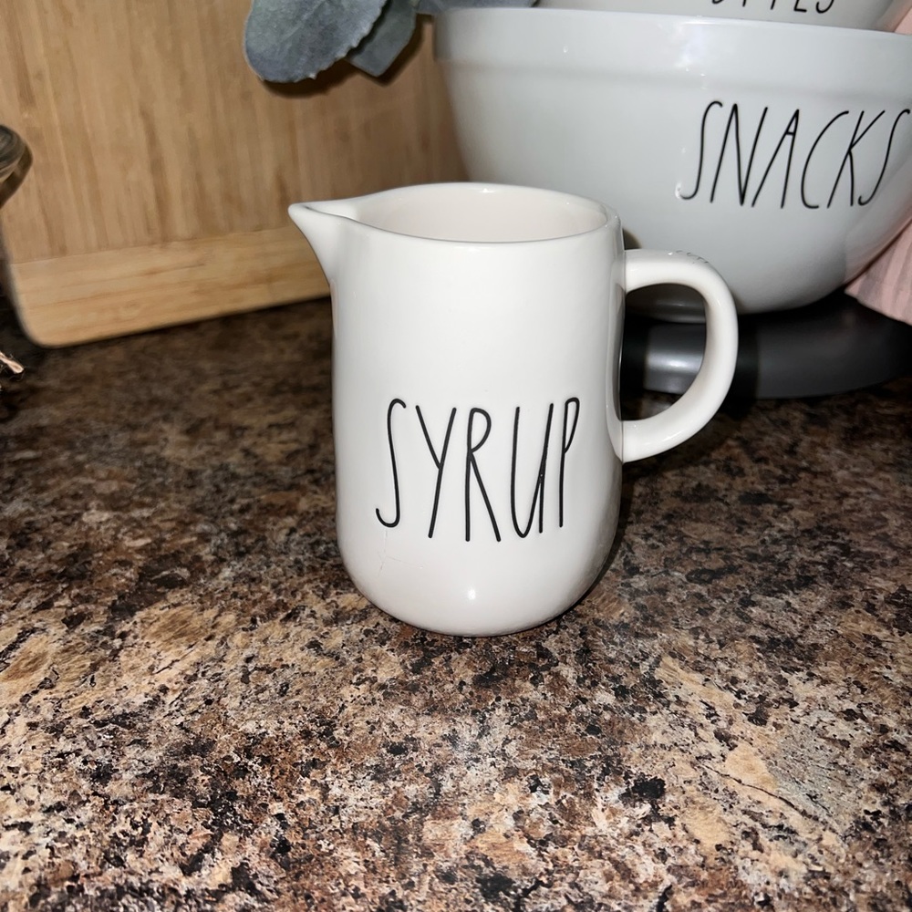 Rae Dunn Syrup Pitcher